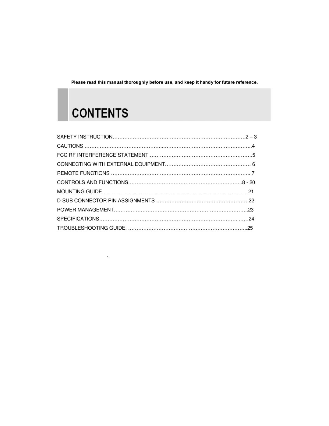 EverFocus EN-7515C instruction manual Connecting with External EQUIPMENT…………………………………………… 