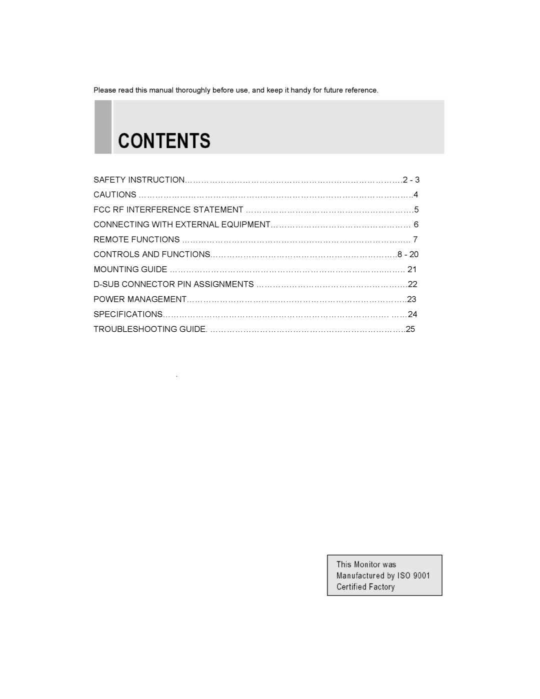 EverFocus EN-7517E, EN-7519E instruction manual Connecting with External EQUIPMENT…………………………………………… 