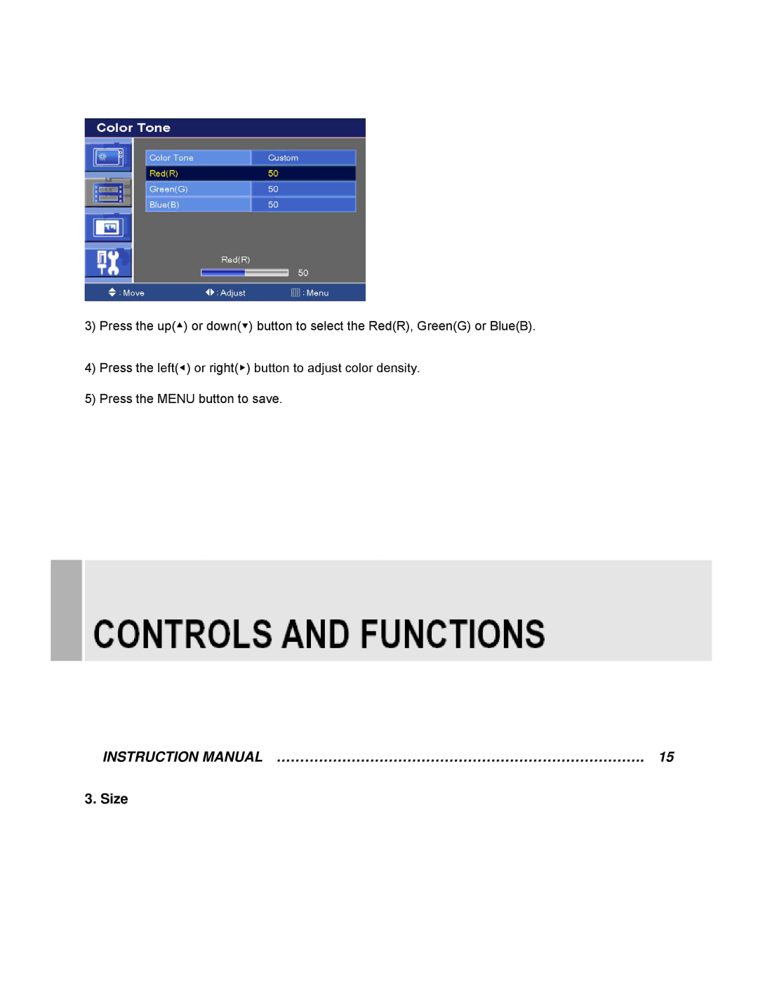 EverFocus EN-7542H manual Size 