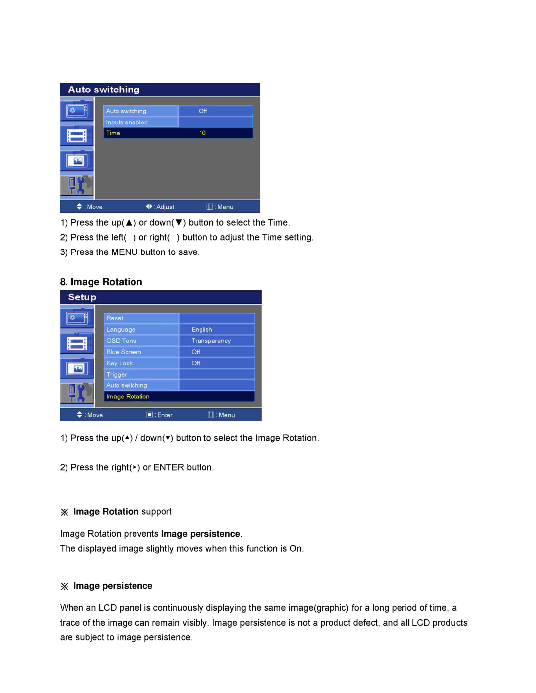 EverFocus EN-7542H manual ※ Image Rotation support 