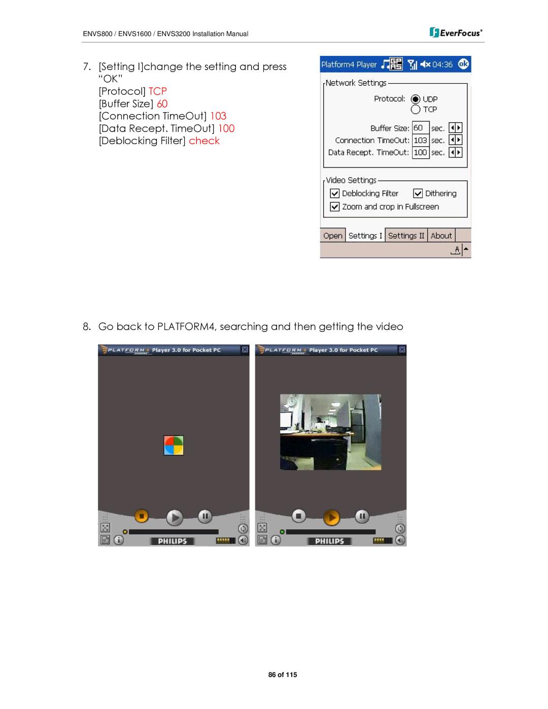 EverFocus manual ENVS800 / ENVS1600 / ENVS3200 Installation Manual 