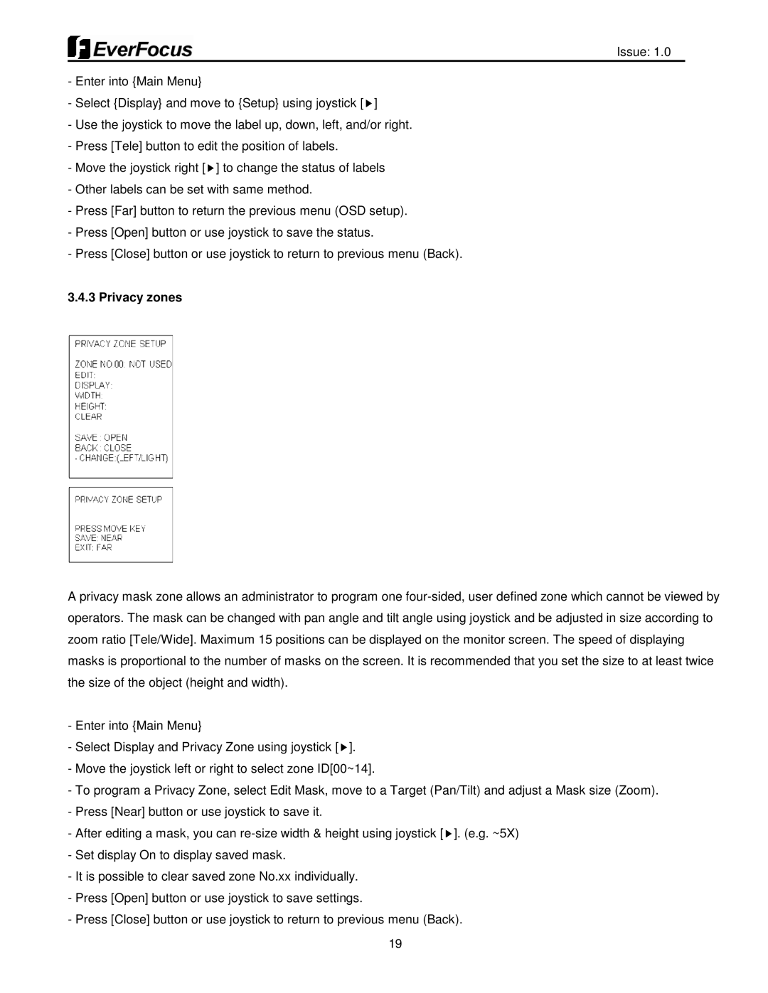 EverFocus EPH5212 user manual 