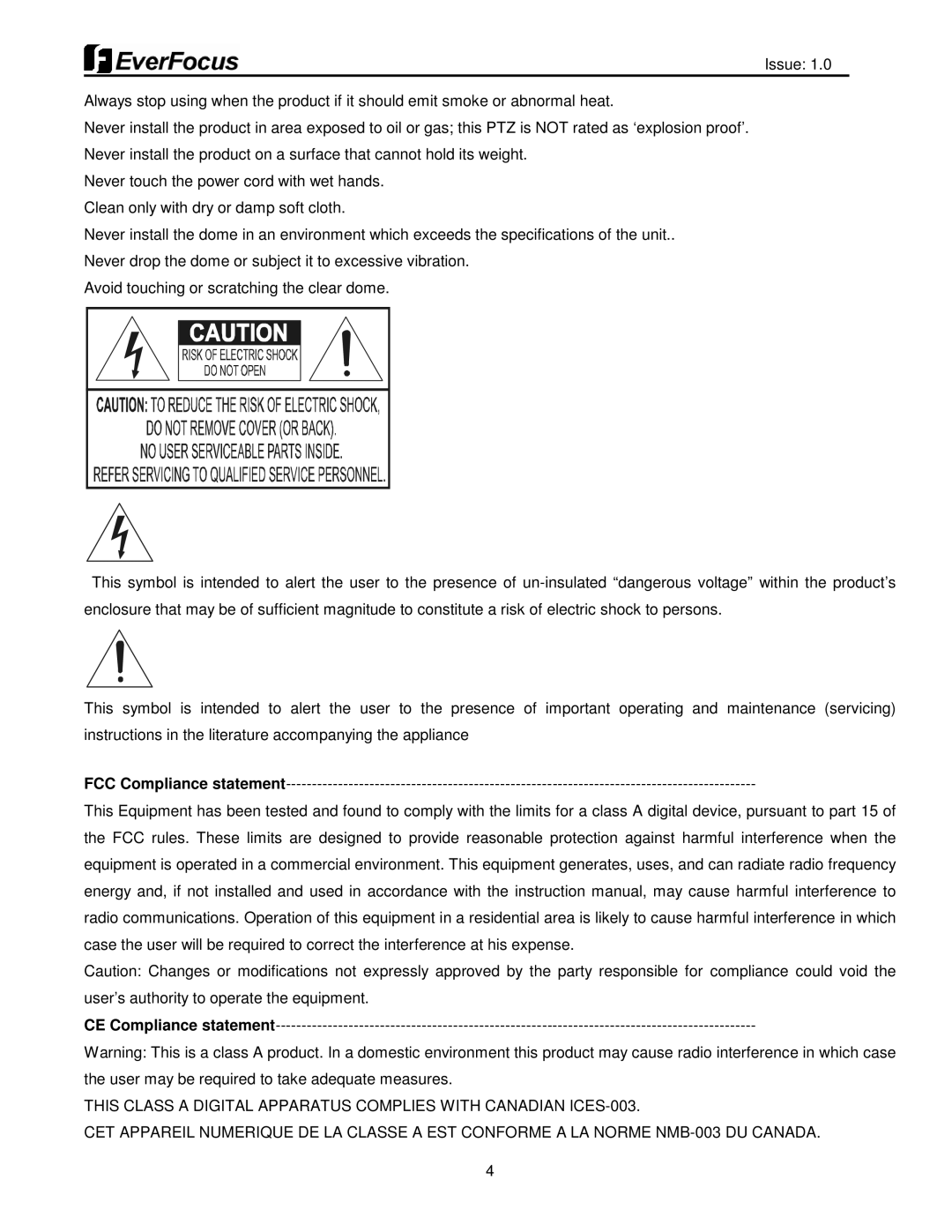 EverFocus EPH5212 user manual 