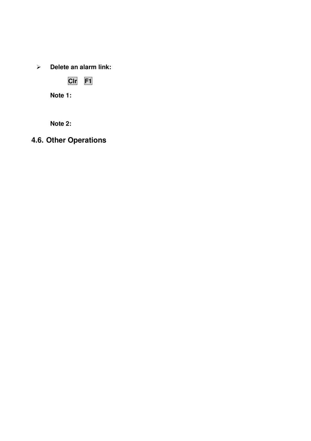 EverFocus EPTZ3000I, Eptz3000 user manual Other Operations, Delete an alarm link 