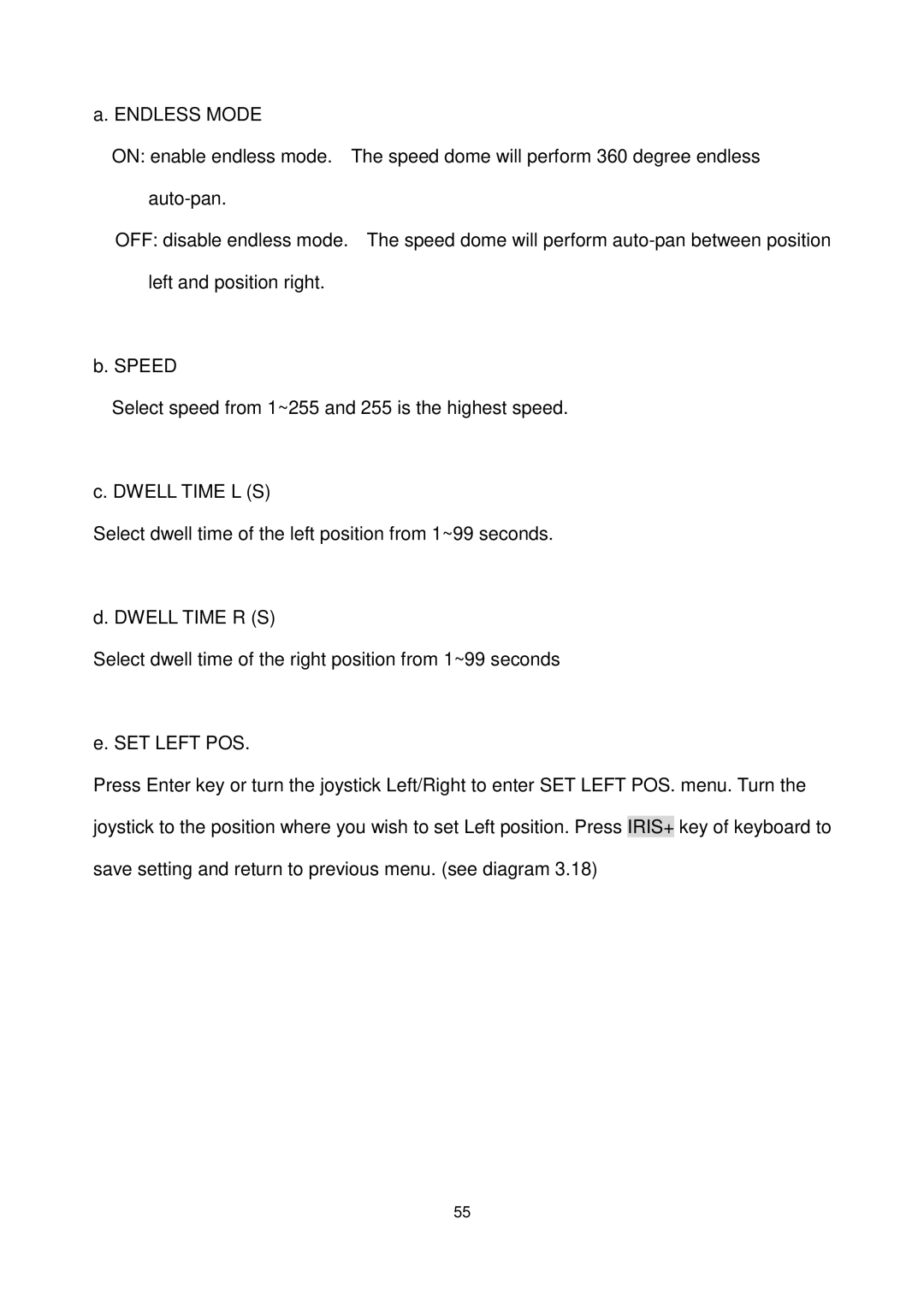 EverFocus EPTZ3100I user manual 