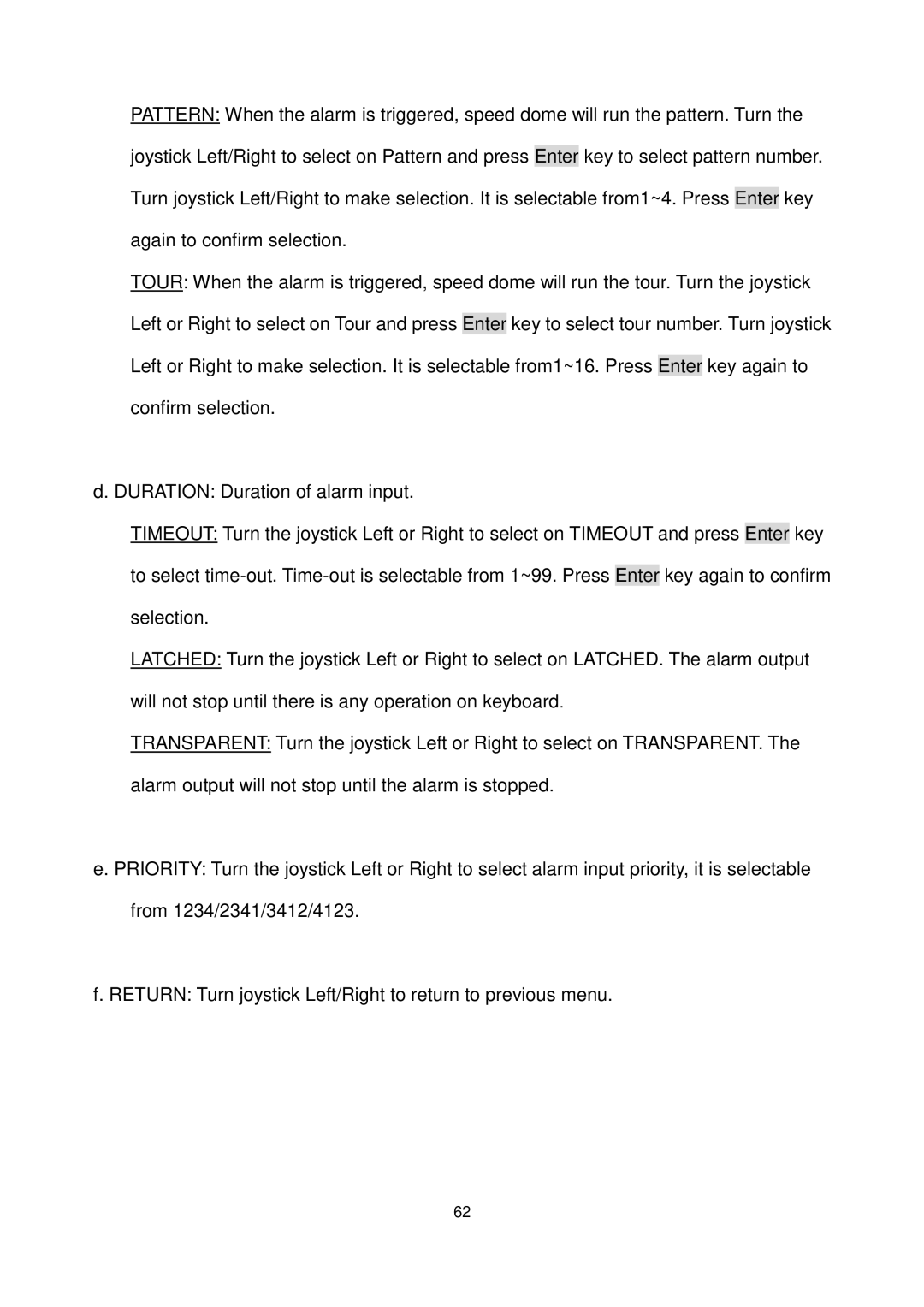 EverFocus EPTZ3100I user manual 