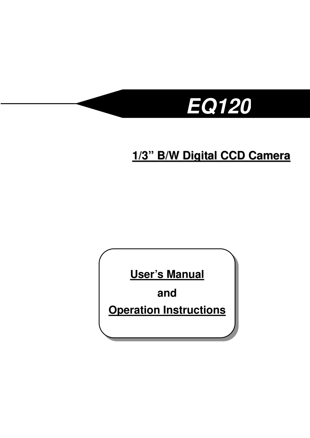 EverFocus EQ120 user manual 