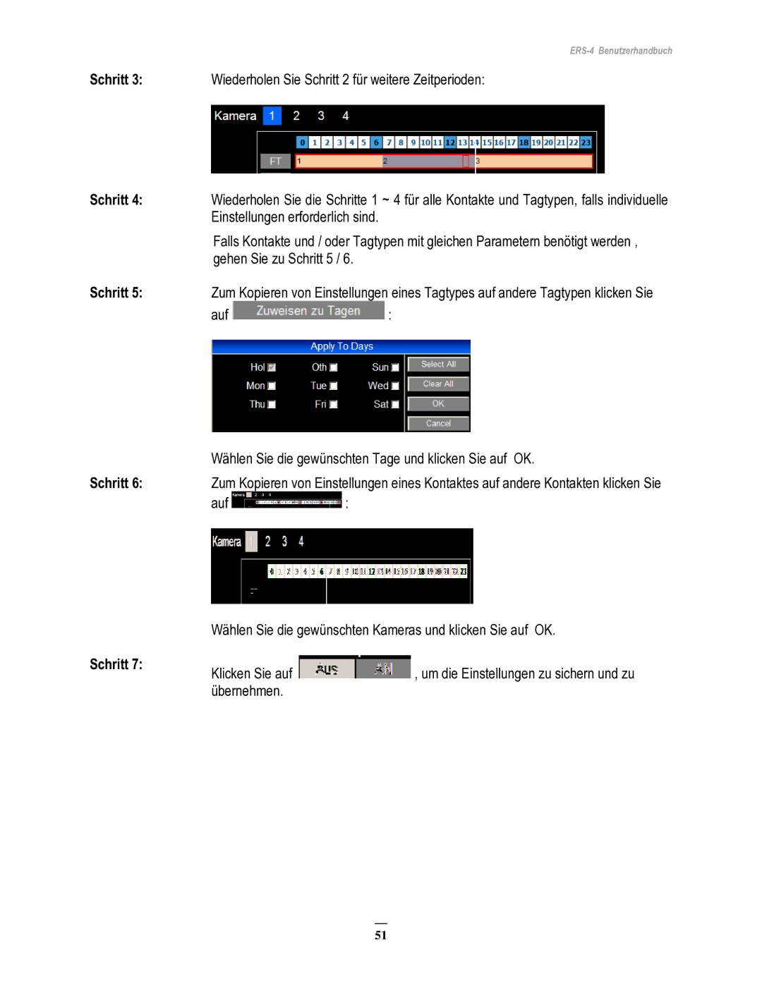 EverFocus ERS-4 manual Schritt 