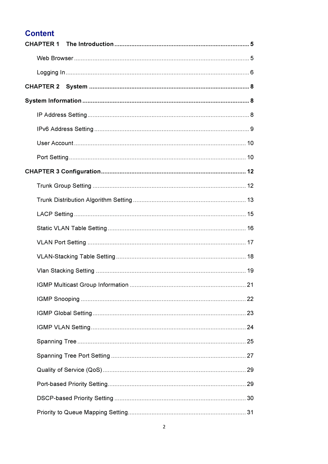 EverFocus ESM316T002R user manual Content 