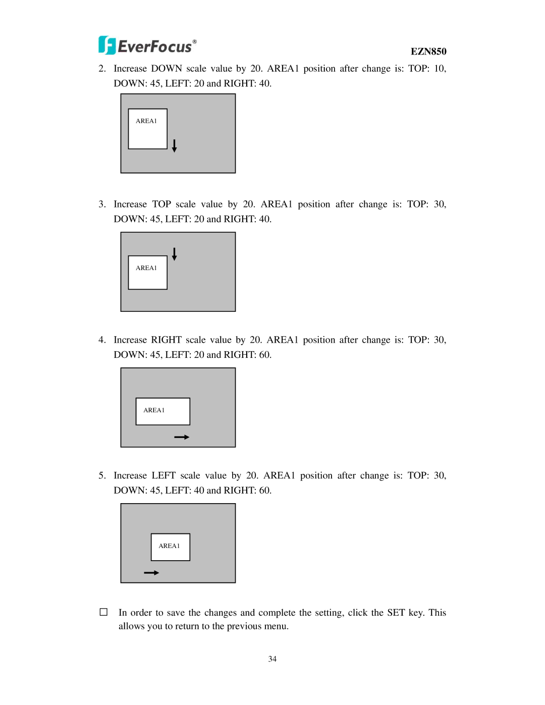 EverFocus EZN850 user manual 