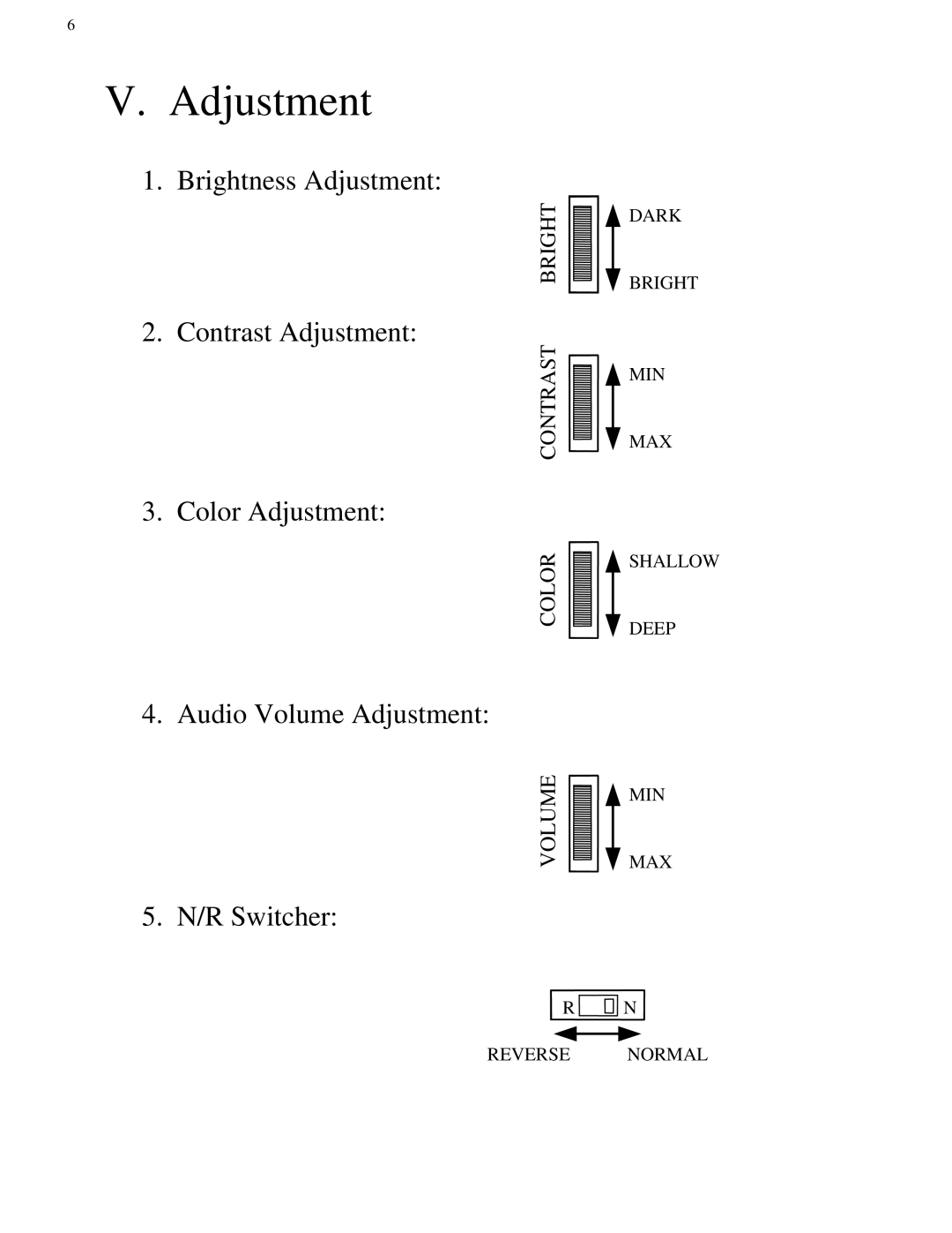 EverFocus MEN2G00200 user manual Adjustment 