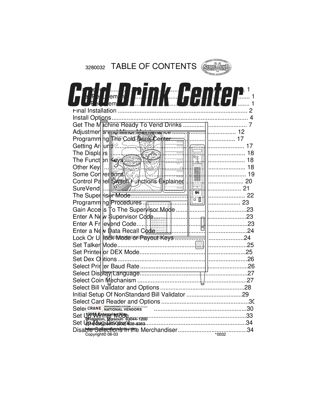 Everpure 325, 327 manual Table of Contents 