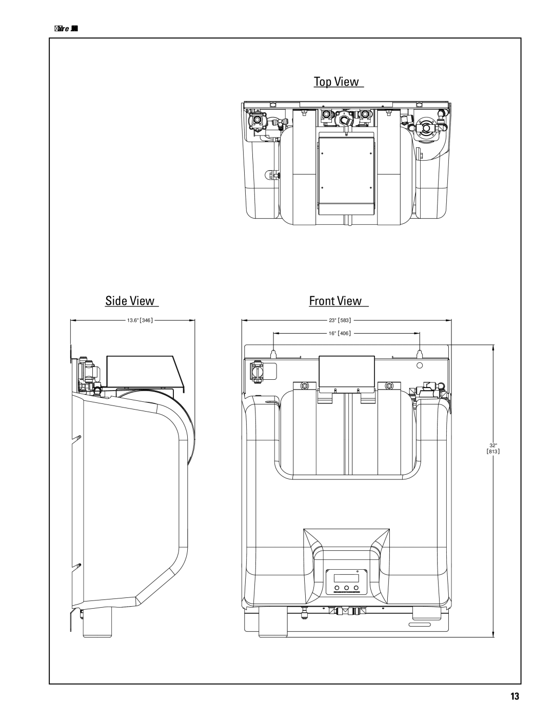 Everpure ENVI-RO installation and operation guide Top View 