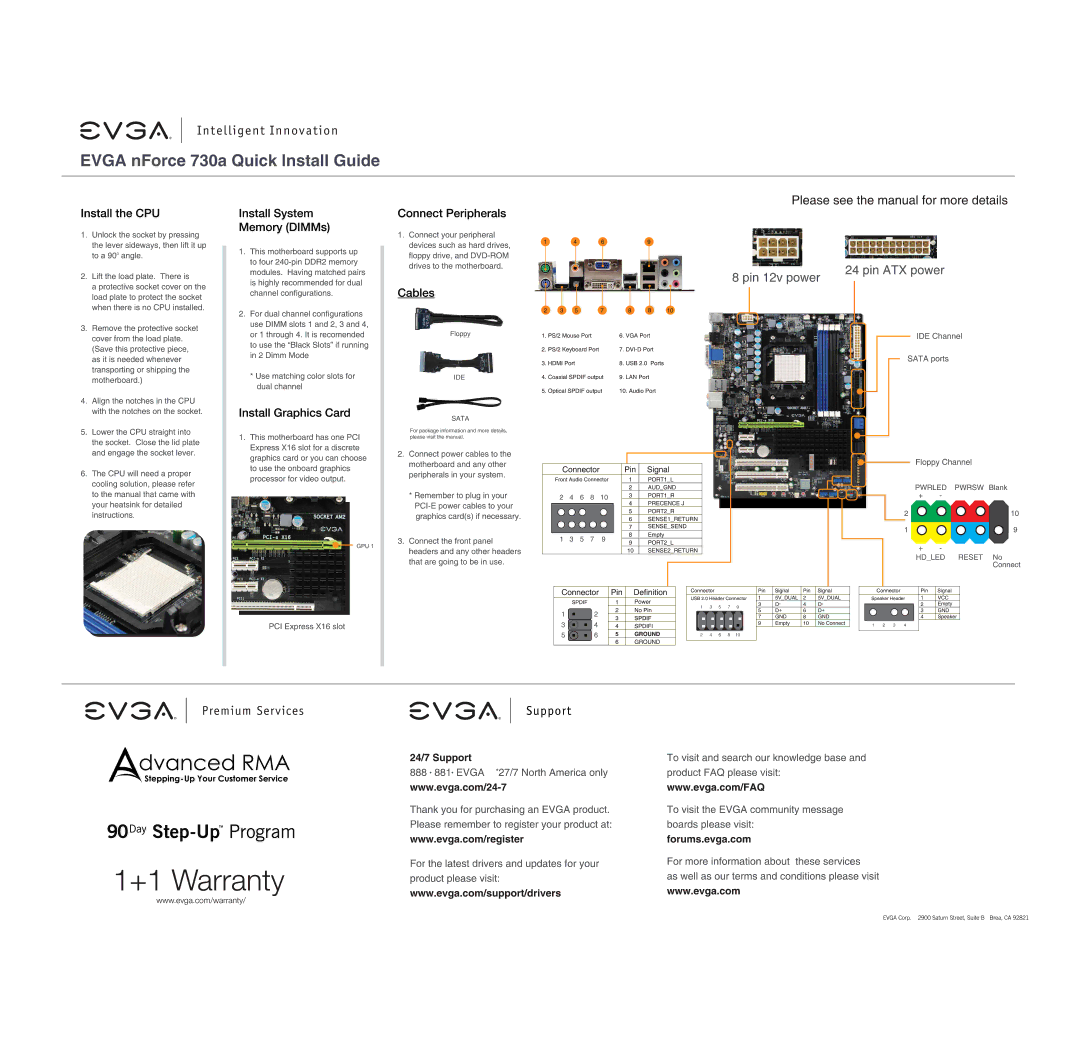 EVGA 113-M2-E113 manual 