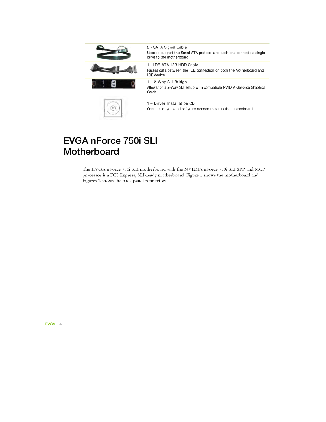 EVGA 122-YW-E173 manual IDE-ATA 133 HDD Cable 