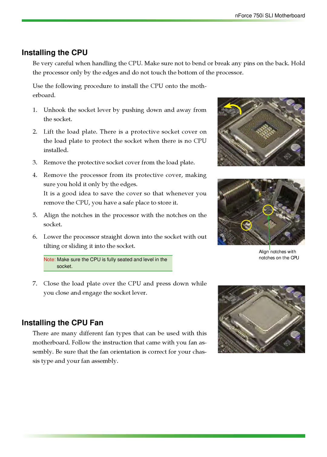 EVGA 123-YW-E175 manual Installing the CPU Fan 