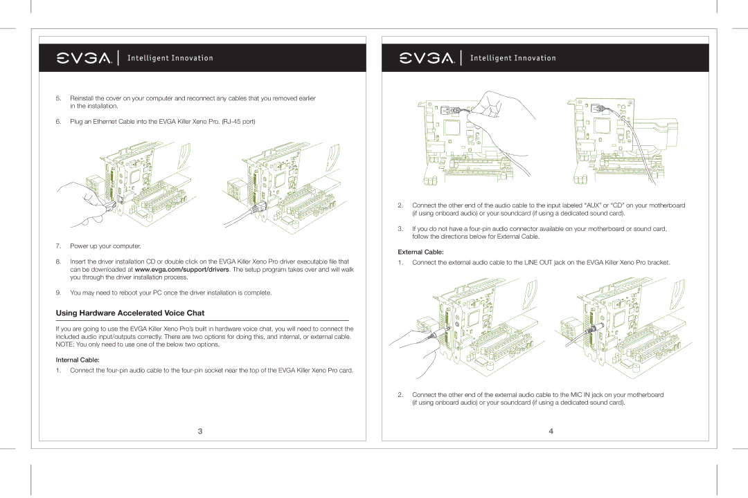 EVGA 128-P2-KN01 manual Using Hardware Accelerated Voice Chat 