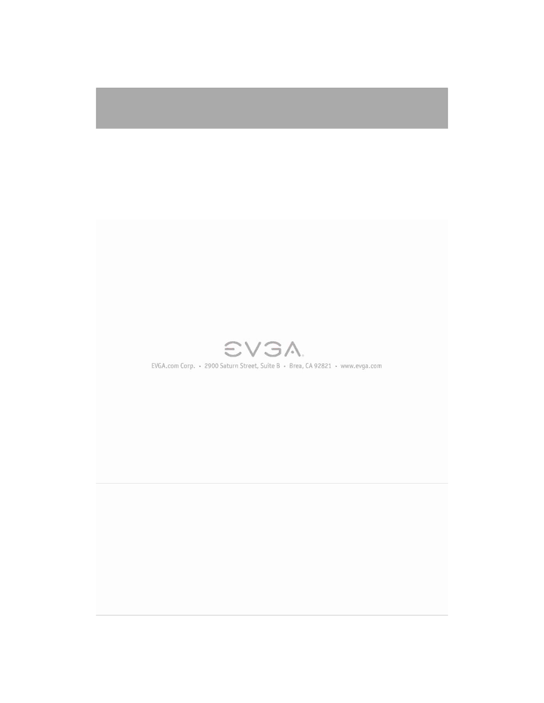 EVGA 131-K8-NF44-XX manual 