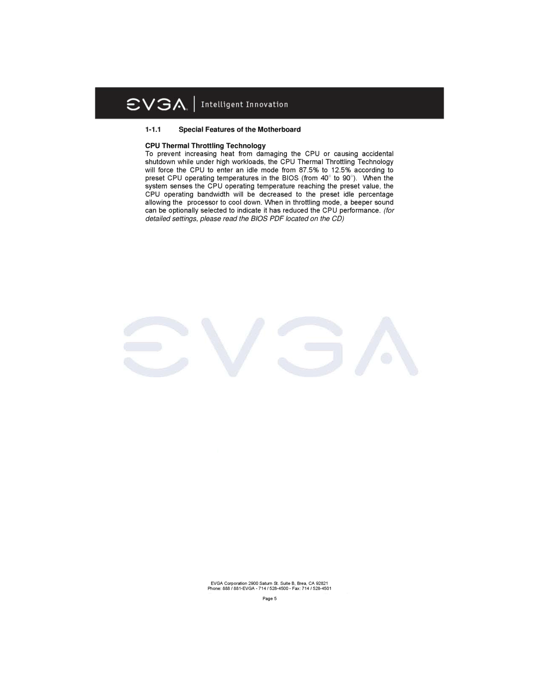 EVGA 131-K8-NF44-XX manual 