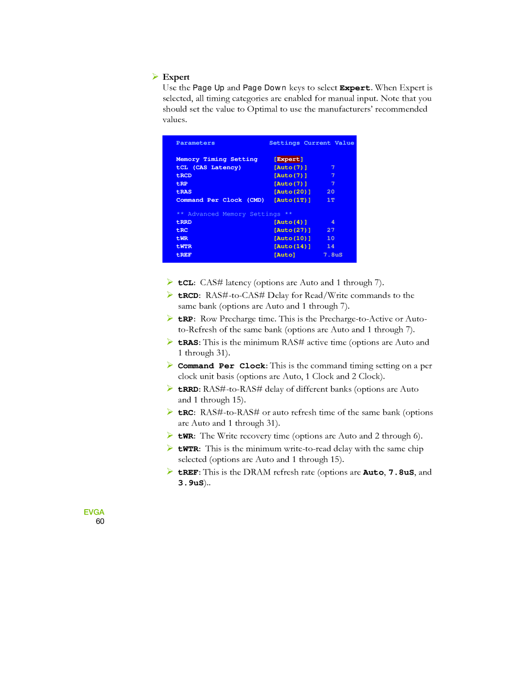 EVGA 730I manual ¾ Expert 