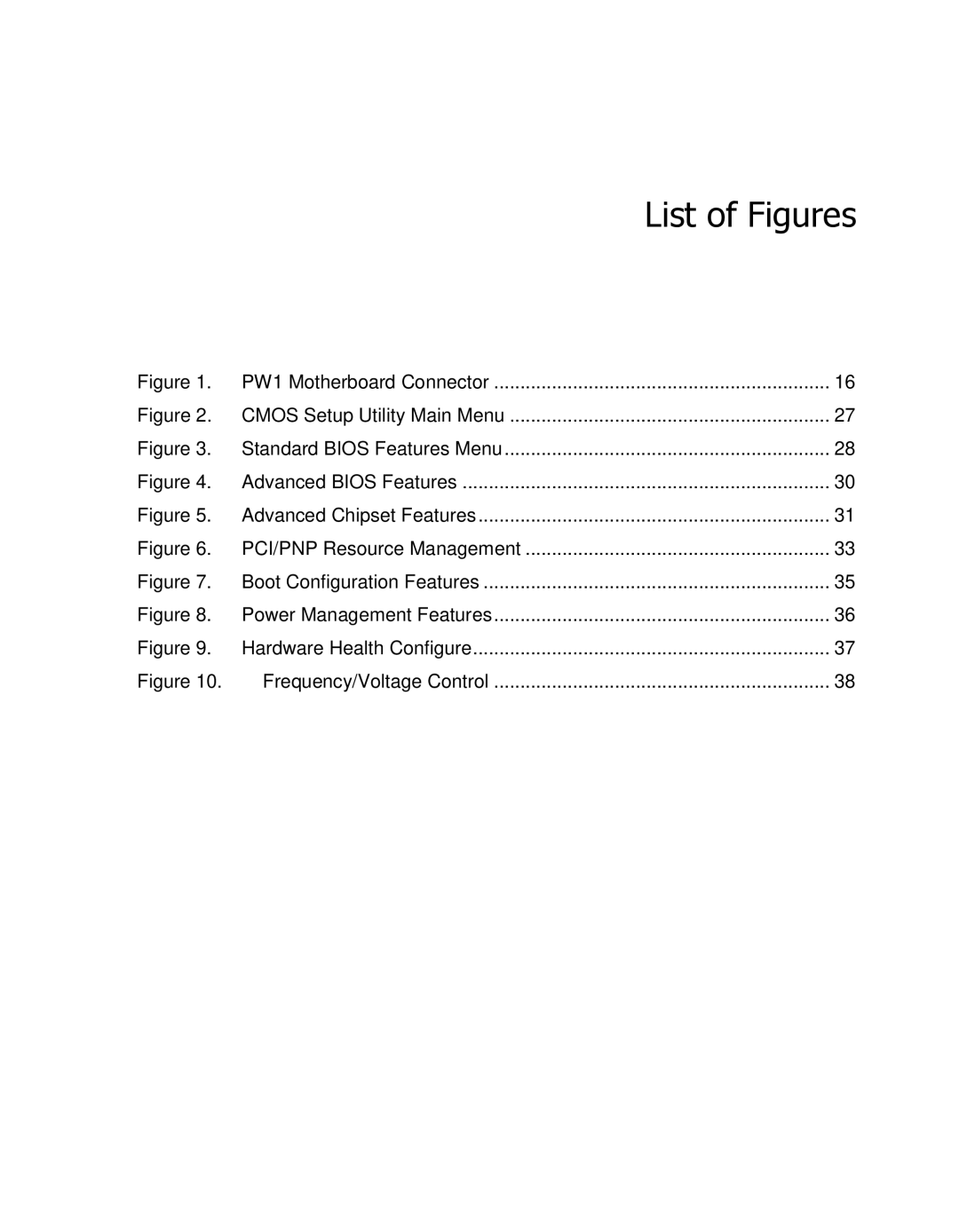 EVGA P55, 121-LF-E652 manual List of Figures 