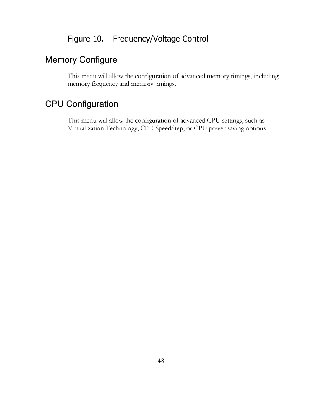 EVGA P55 FTW 200, 141-LF-E658 manual Memory Configure, CPU Configuration 