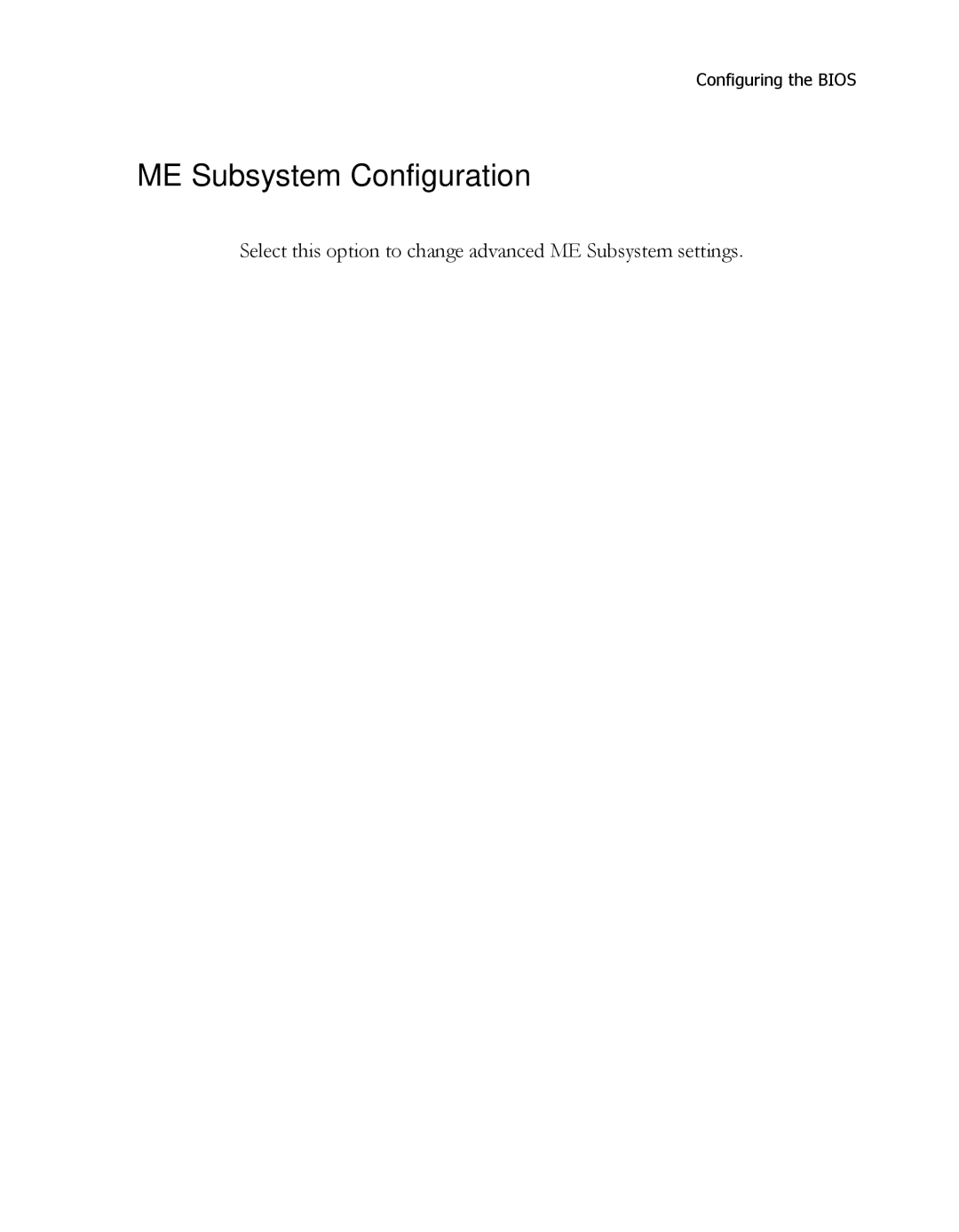 EVGA P55 FTW manual ME Subsystem Configuration 