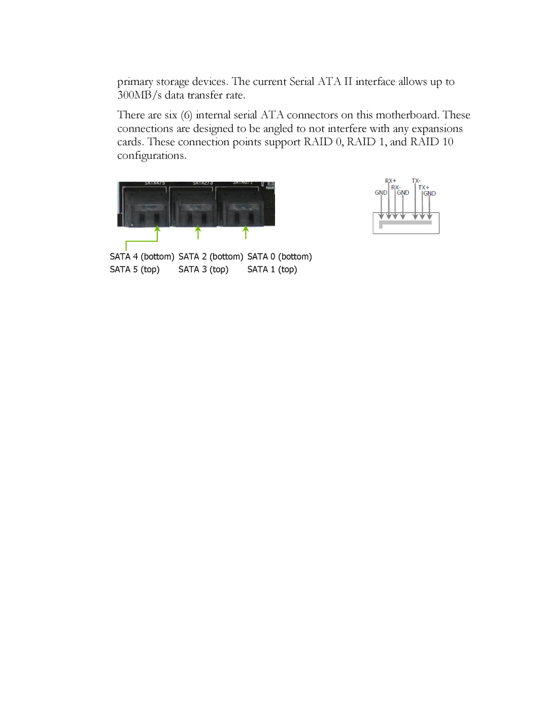 EVGA P55 LE manual Sata 