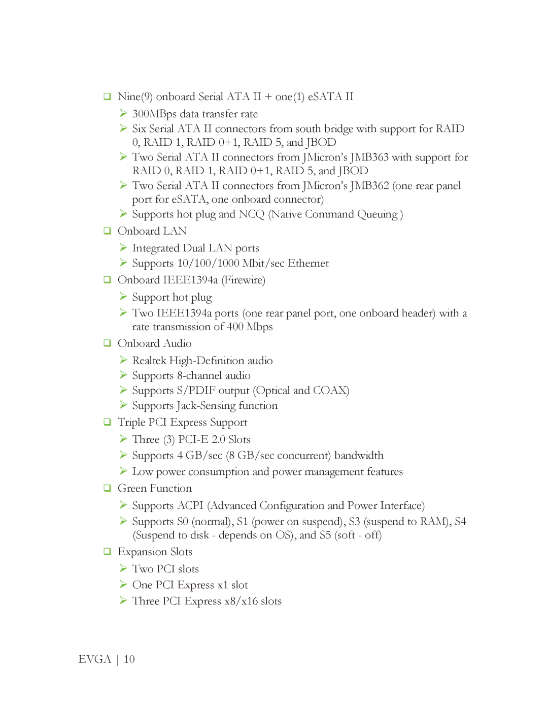 EVGA X58 3X SLI manual 