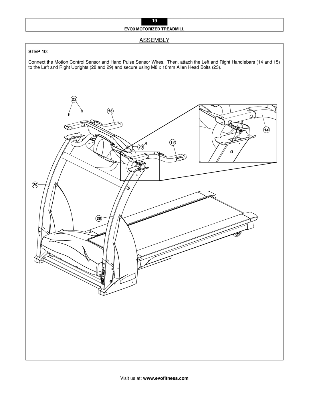 Evo Fitness EVO3 user manual Step 