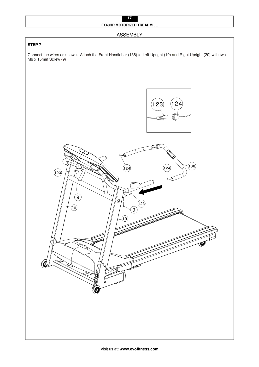 Evo Fitness FX40HR user manual 123 