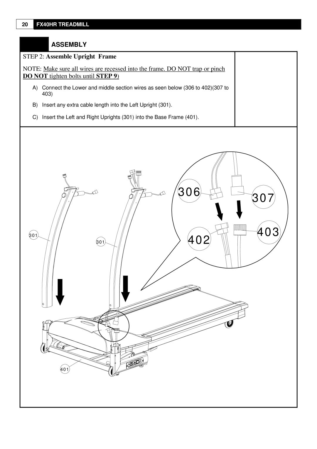 Evo Fitness FX40HR user manual 306 