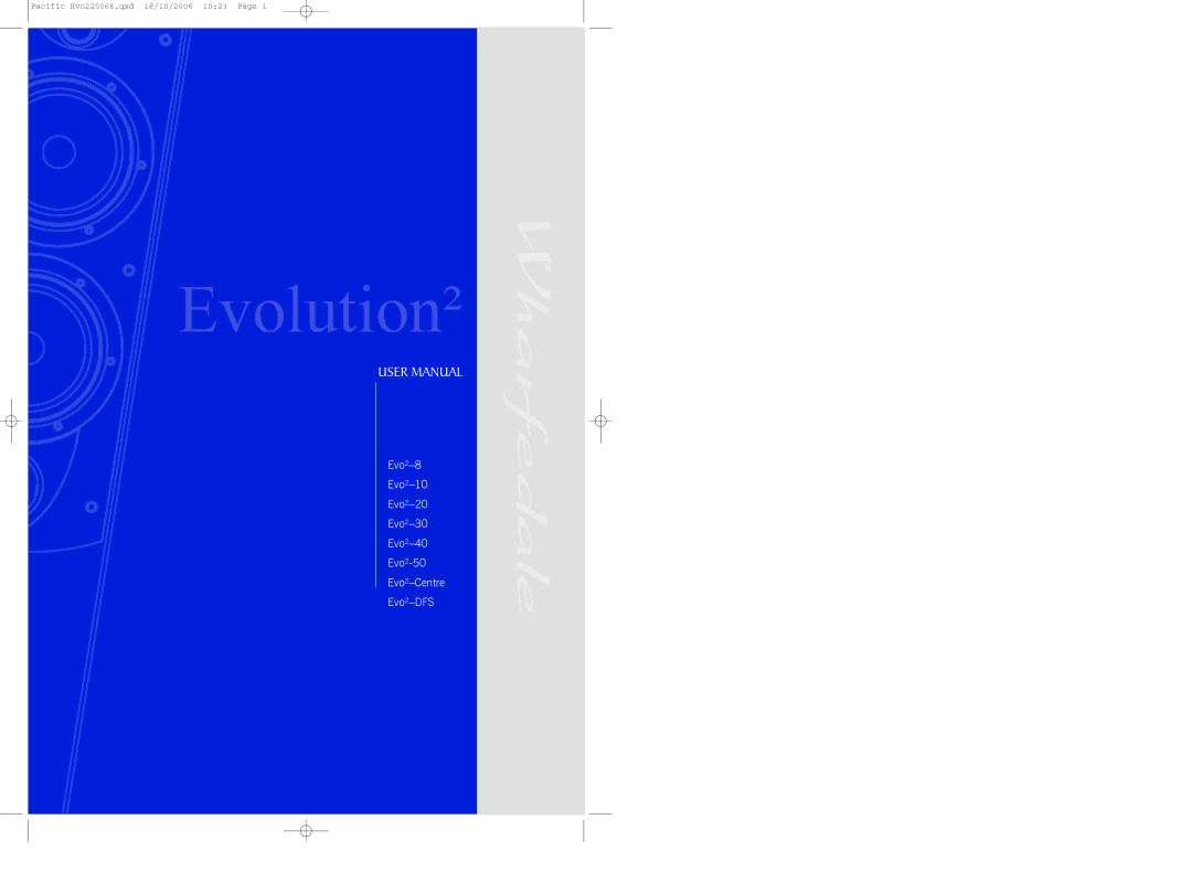 Evolution Technologies EVO-50, EVO40, EVO20, EVO30, EVO8 user manual Evolution² 