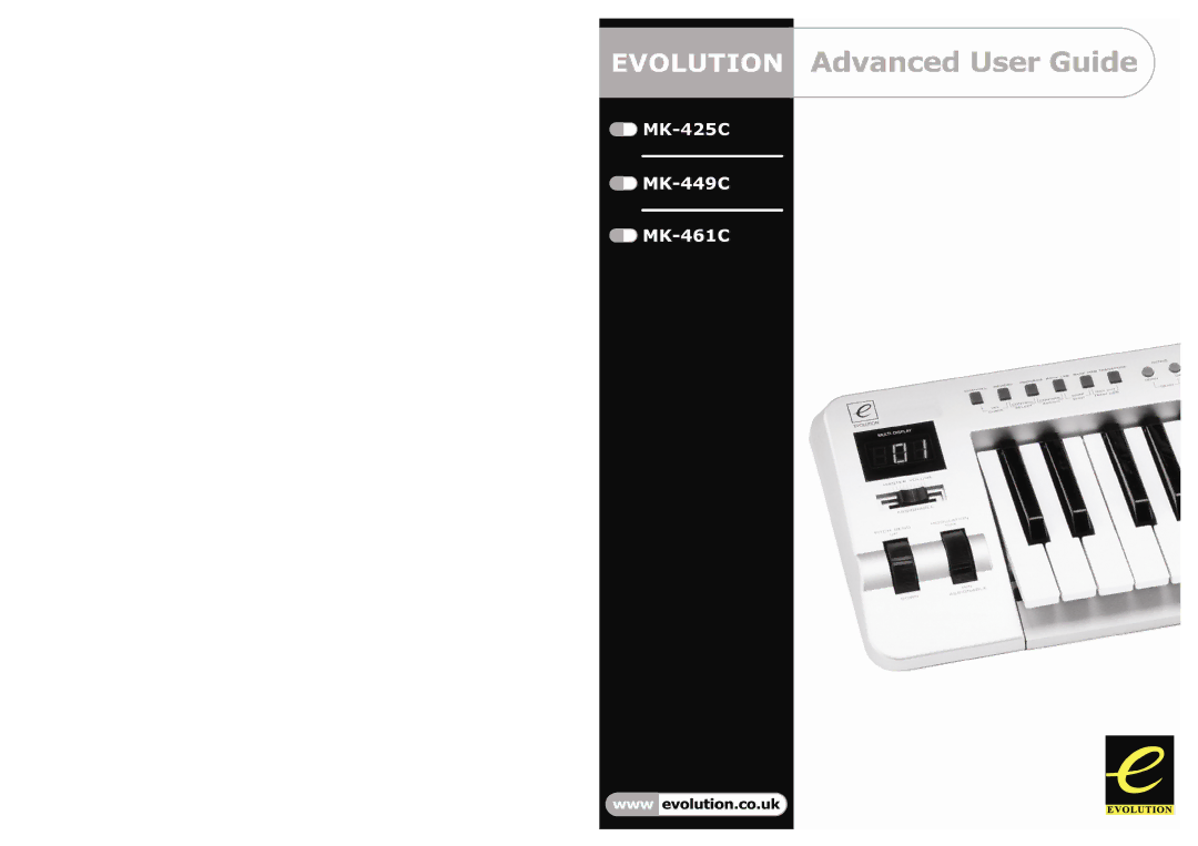 Evolution Technologies MK-416C manual Evolution MK-425C/449C/461C Advanced User Guide 