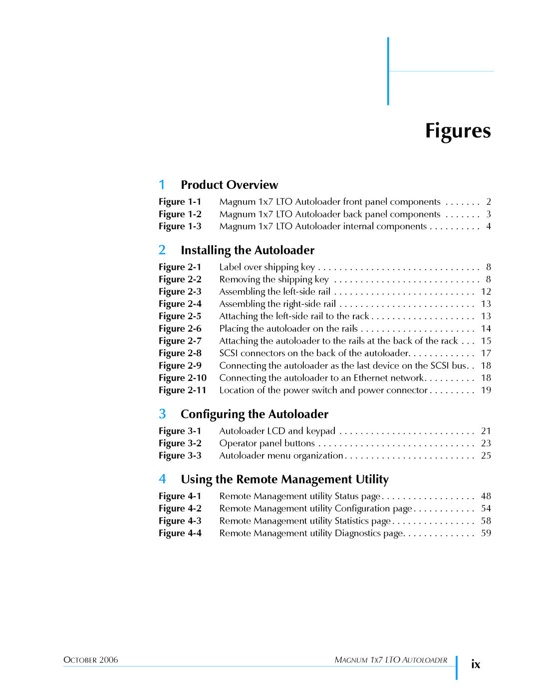 Exabyte 1X7 LTO manual Product Overview, Installing the Autoloader, Configuring the Autoloader 