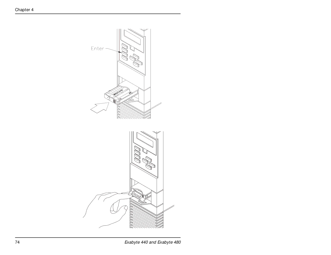 Exabyte 480 manual Exabyte 440 and Exabyte 