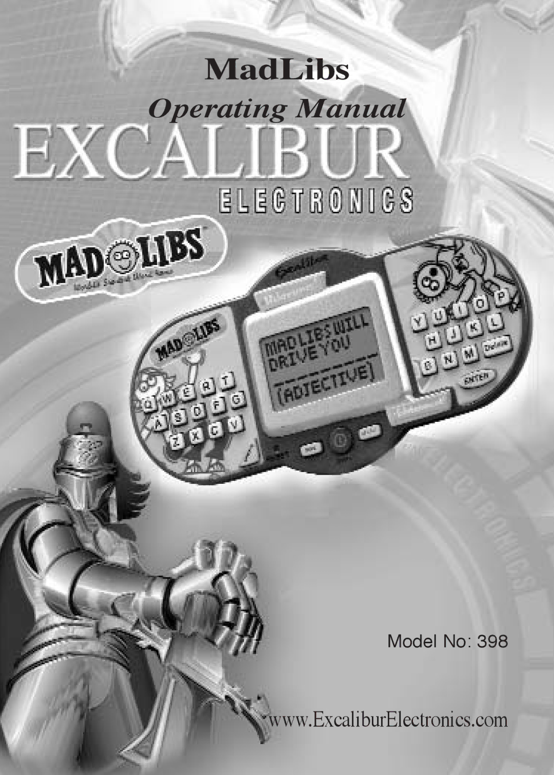 Excalibur electronic 398 manual MadLibs 