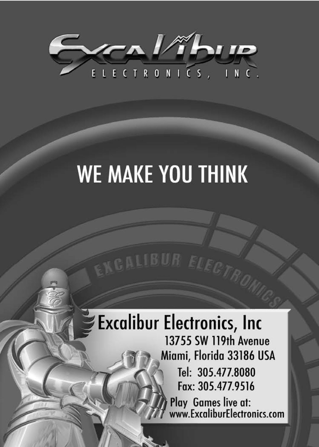 Excalibur electronic 404-2 manual 