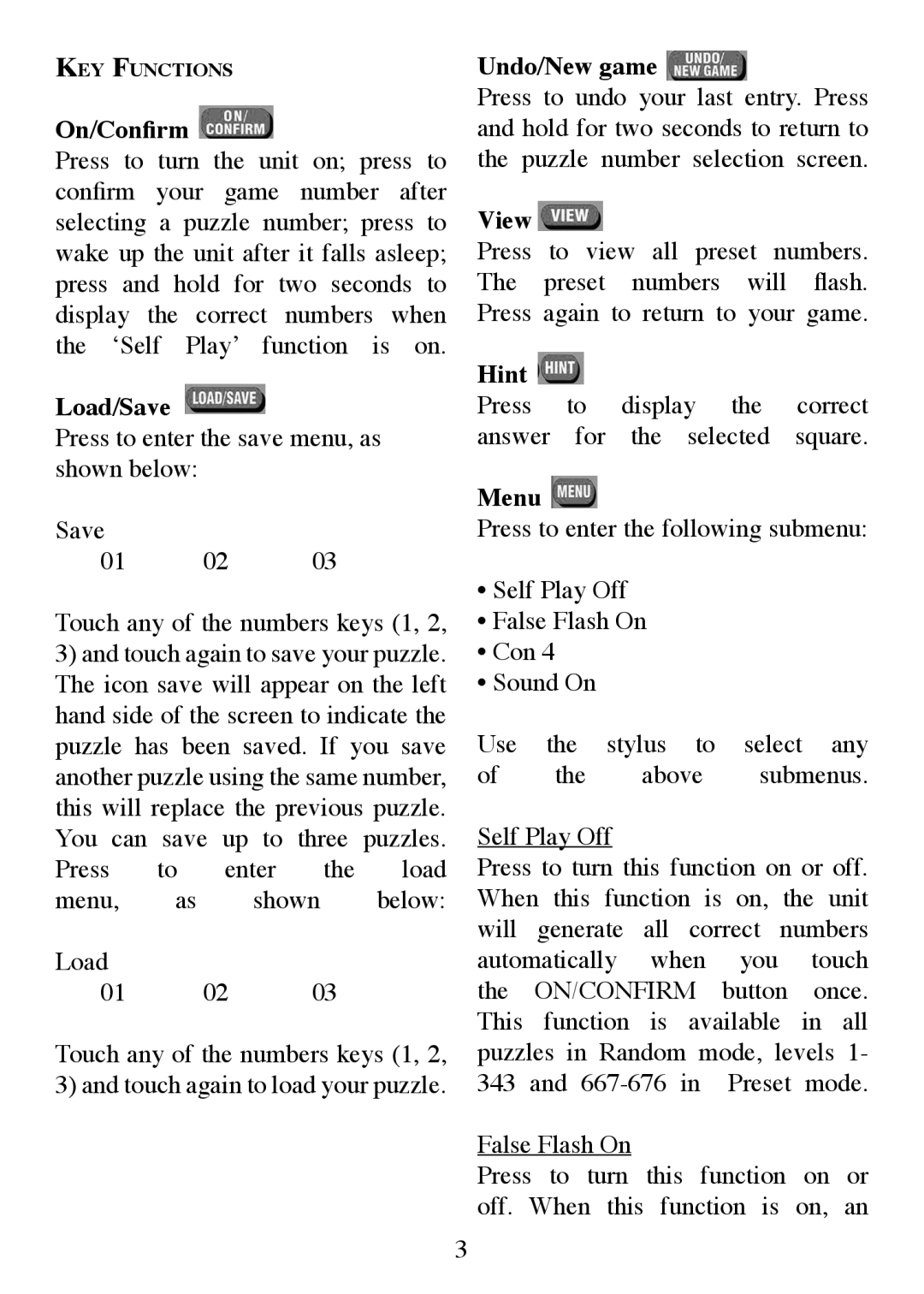 Excalibur electronic 453 manual On/Confirm 