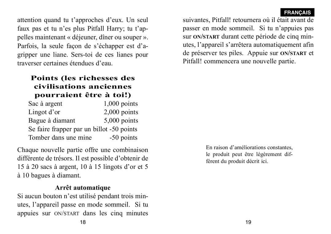 Excalibur electronic 482 manual Points les richesses des 