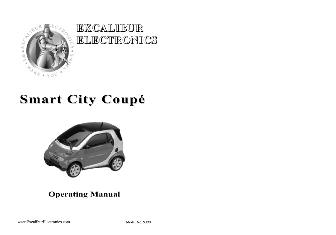 Excalibur electronic 9390 manual Smart City Coupé 