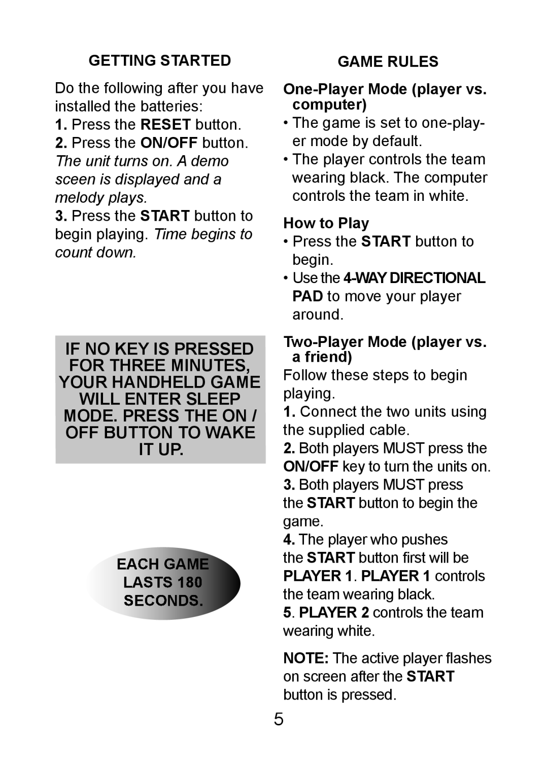 Excalibur electronic FX204 manual Getting Started, Game Rules, One-Player Mode player vs. computer, How to Play 