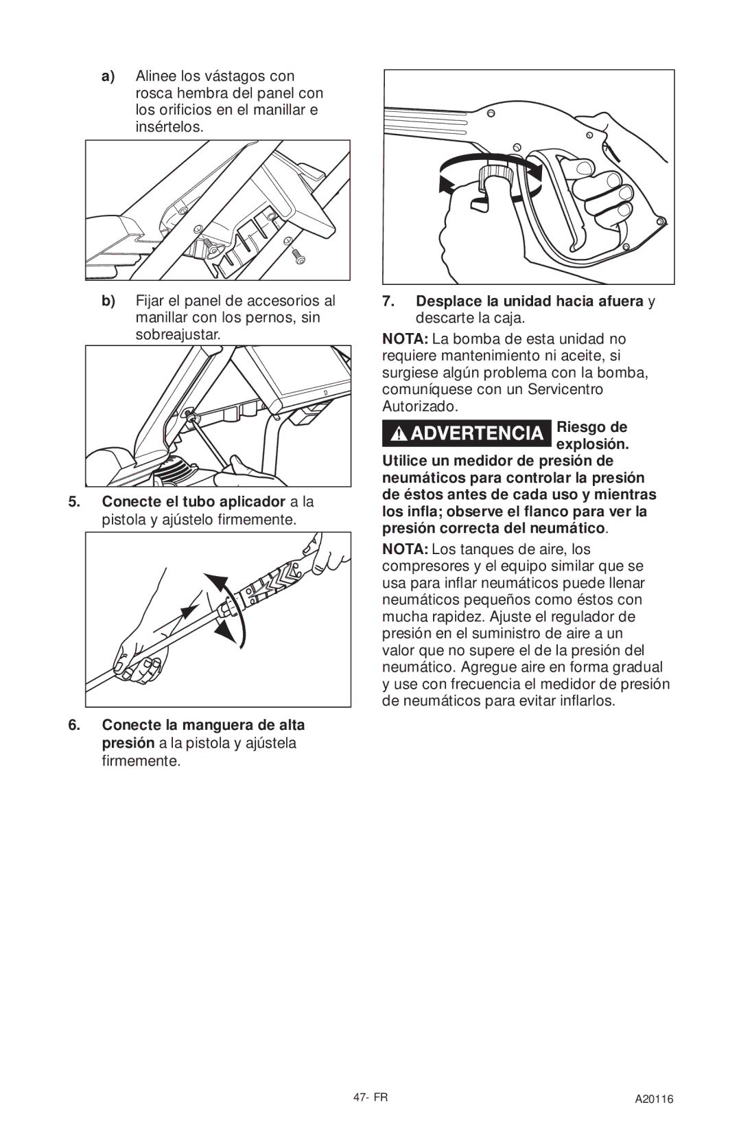 Excell Precision XC2600 operation manual FR A20116 