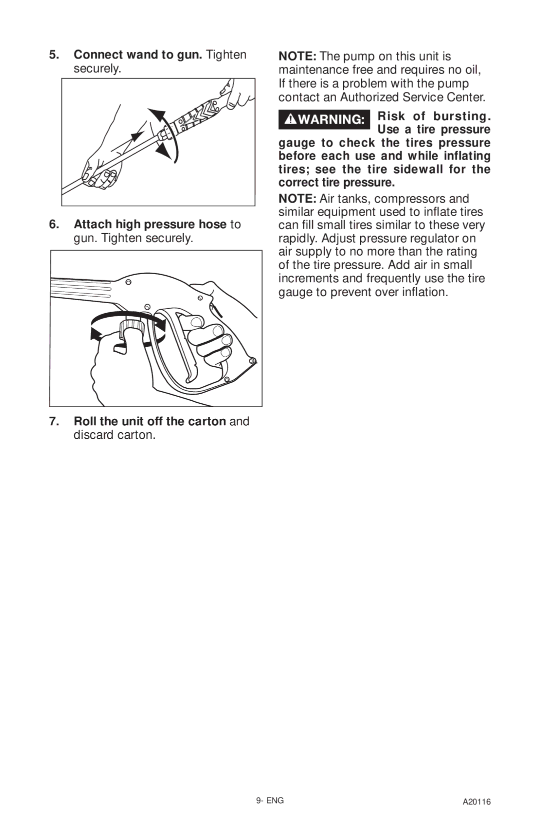 Excell Precision XC2600 operation manual ENG A20116 