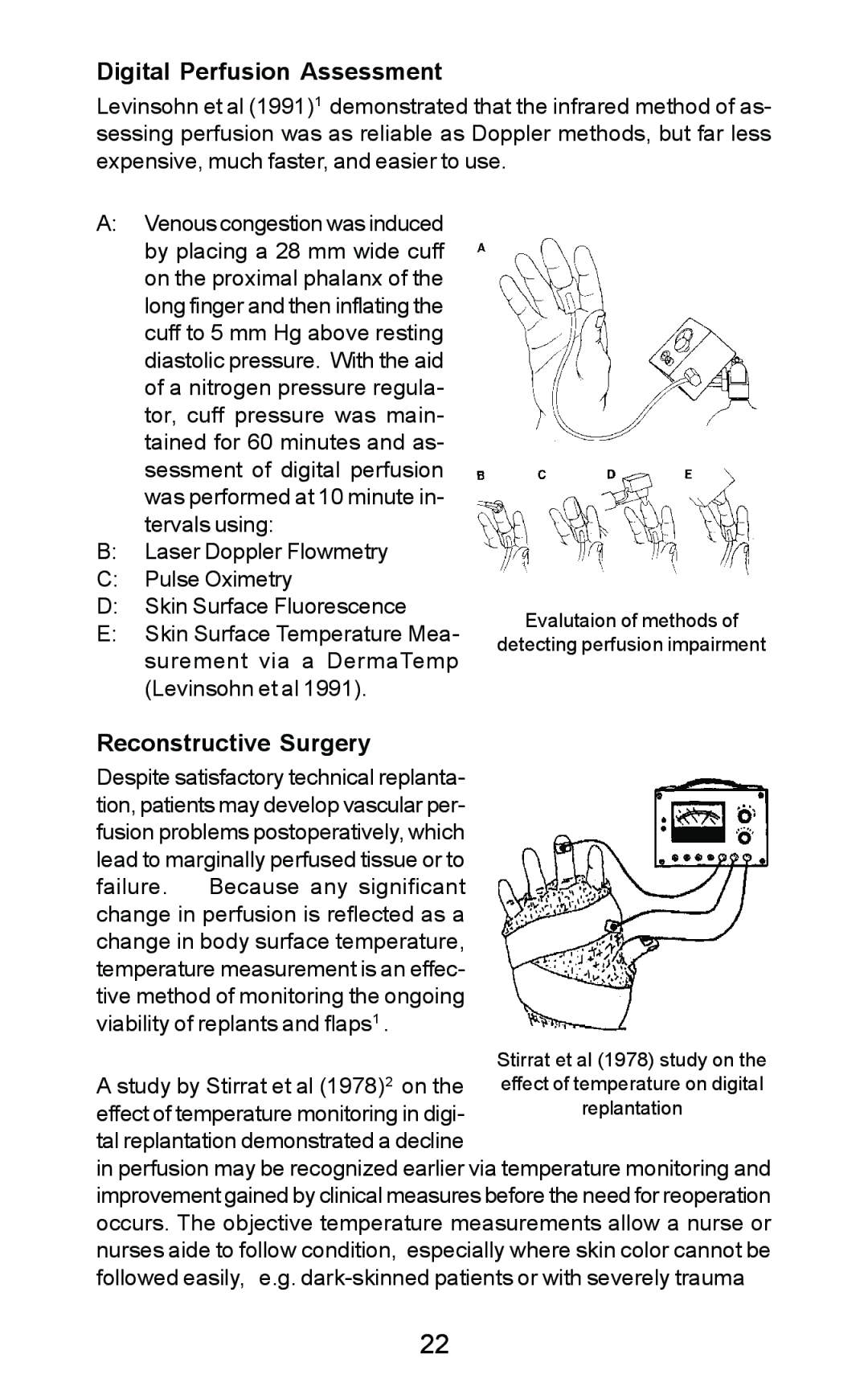 Exergen DT 1001-RS, DT 1001-LT, DT 1001-LN manual Digital Perfusion Assessment, Reconstructive Surgery 