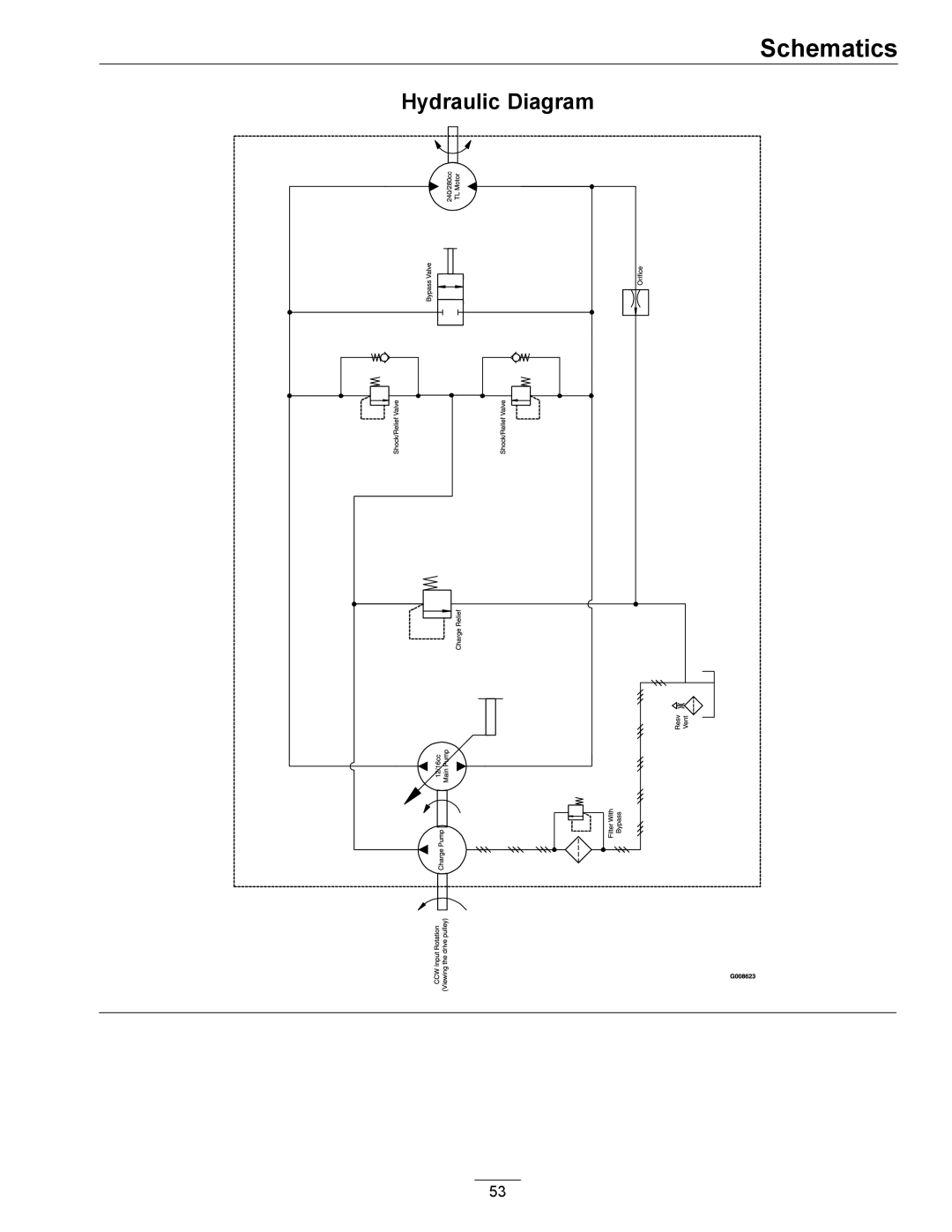 Exmark 000 & higher, 312 manual Hydraulic Diagram 