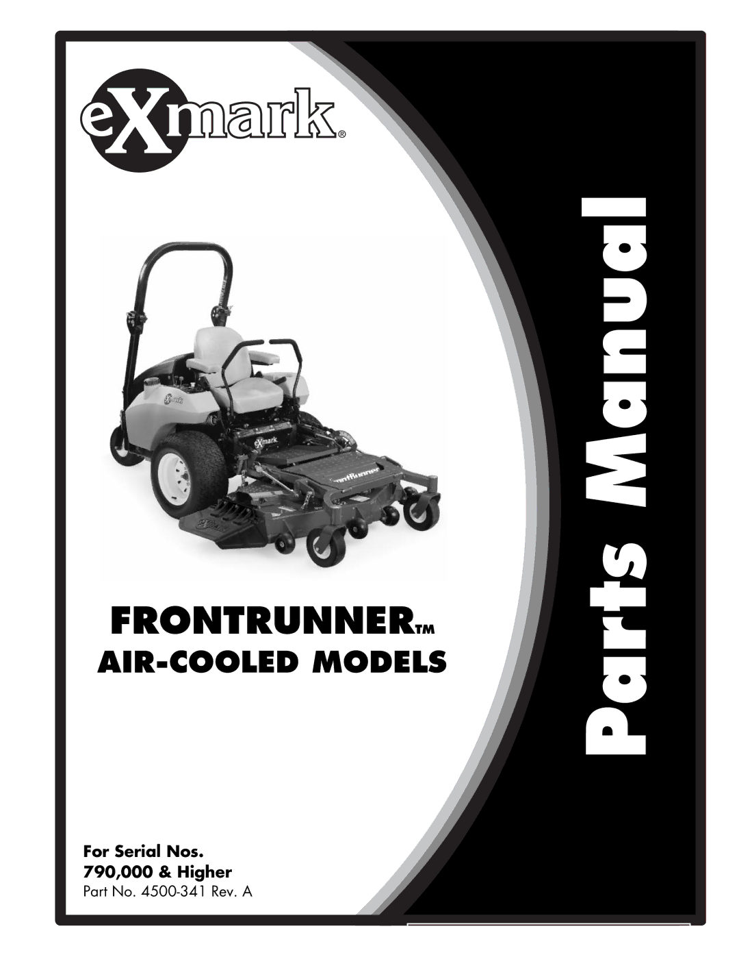 Exmark 4500-341 manual Frontrunnertm 