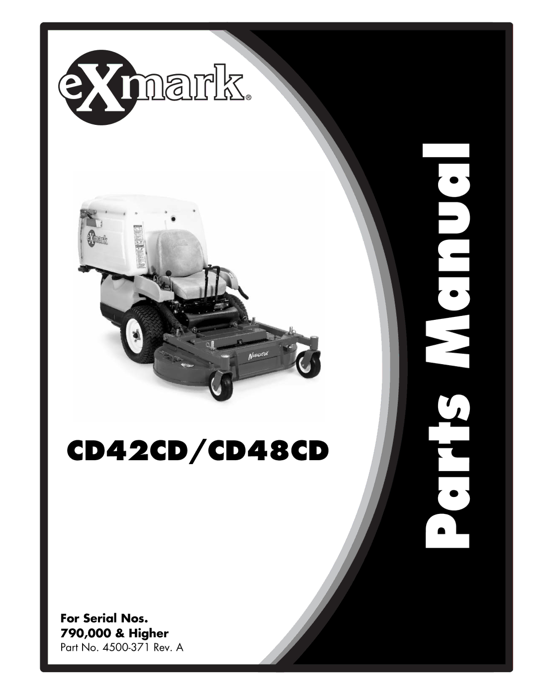 Exmark 4500-371 manual CD42CD/CD48CD 