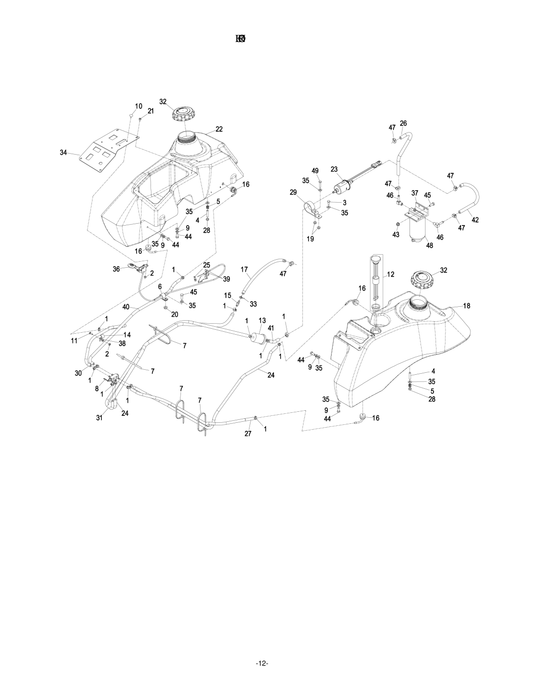 Exmark 4500-380 manual Fuel Group 