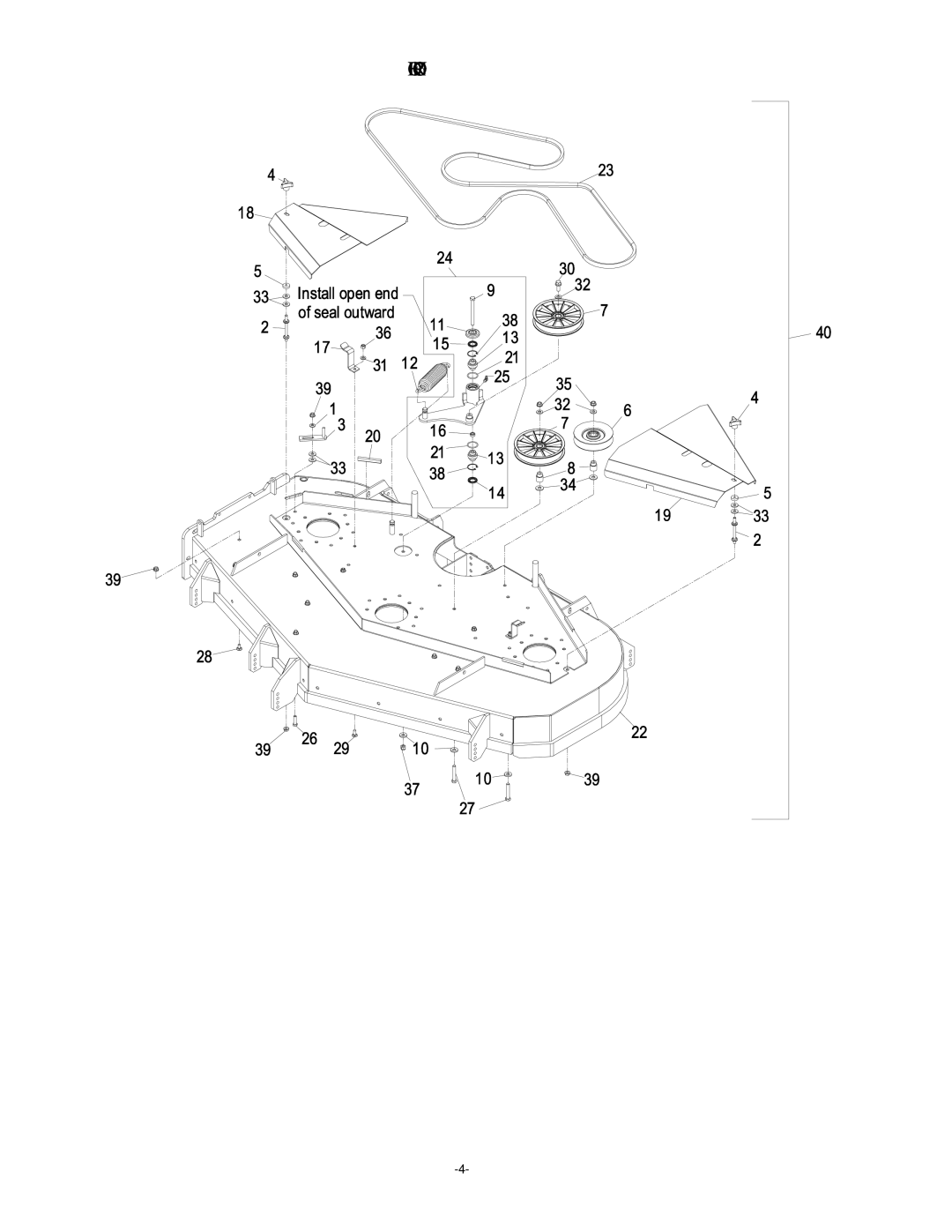 Exmark 4500-380 manual Deck Group 